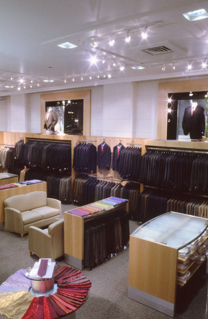 Suit Fixtures Men's department Larrimor's Pittsburgh