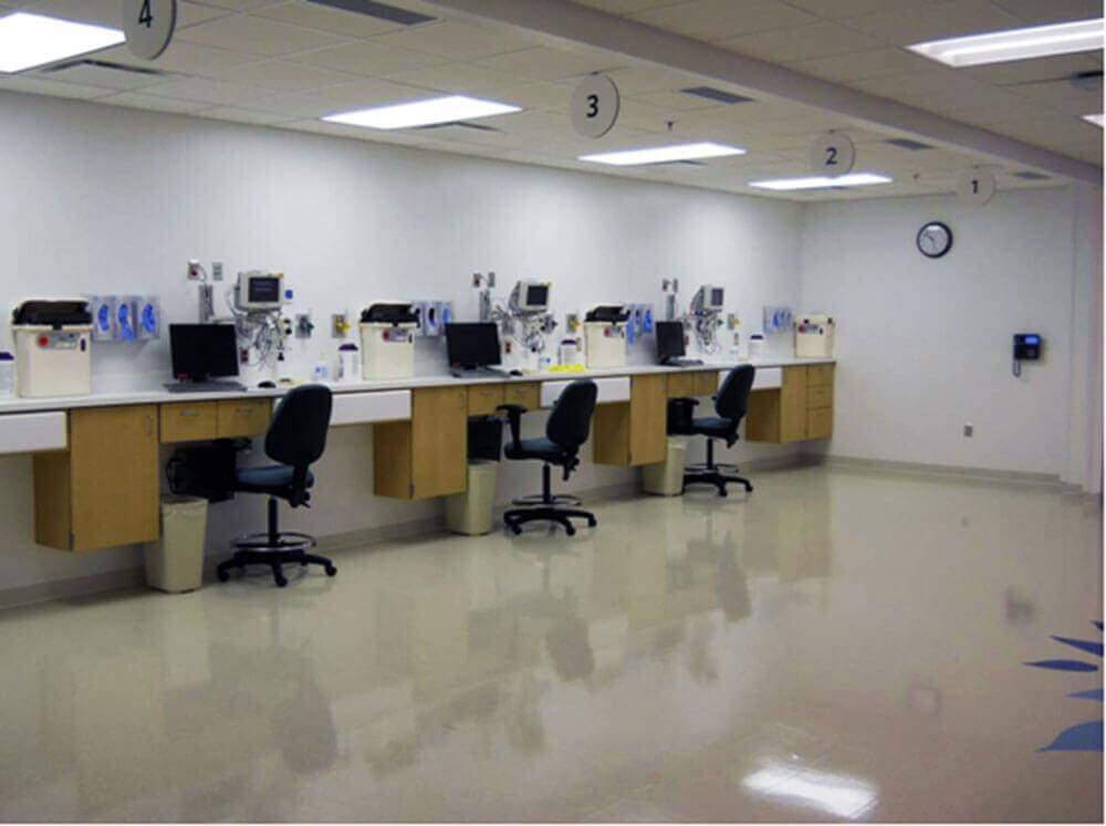 healthcare training station and billing department